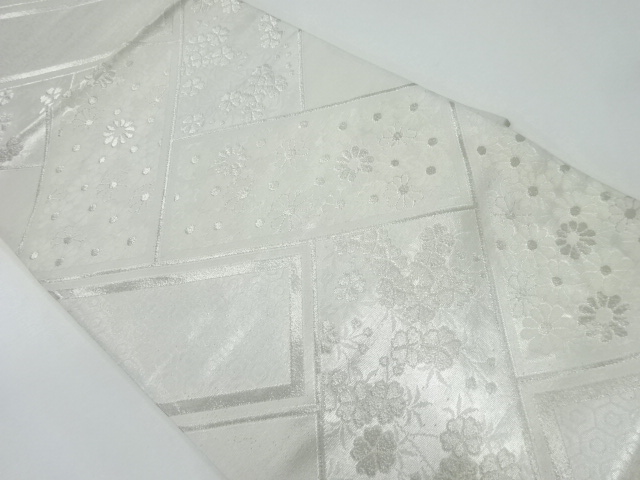 JAPANESE FUKURO OBI / WOVEN FLOWER
